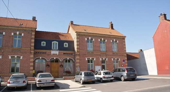 La mairie - Hallines (62570) - Pas-de-Calais