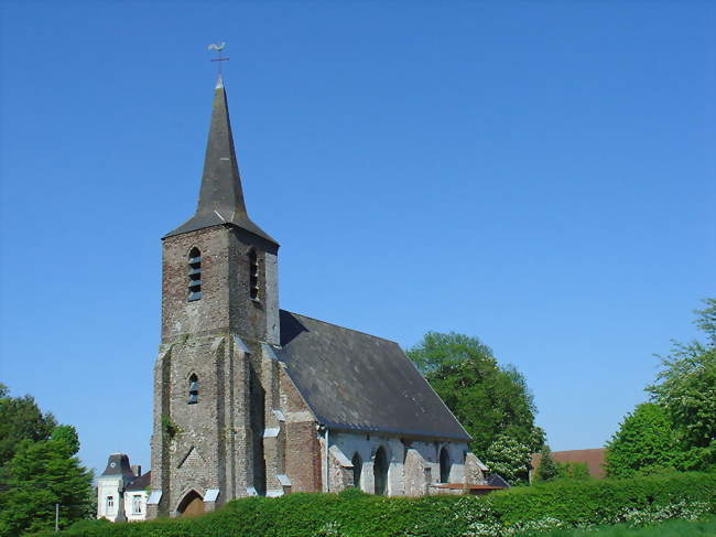 L'église Sainte-Croix - Herlincourt (62130) - Pas-de-Calais
