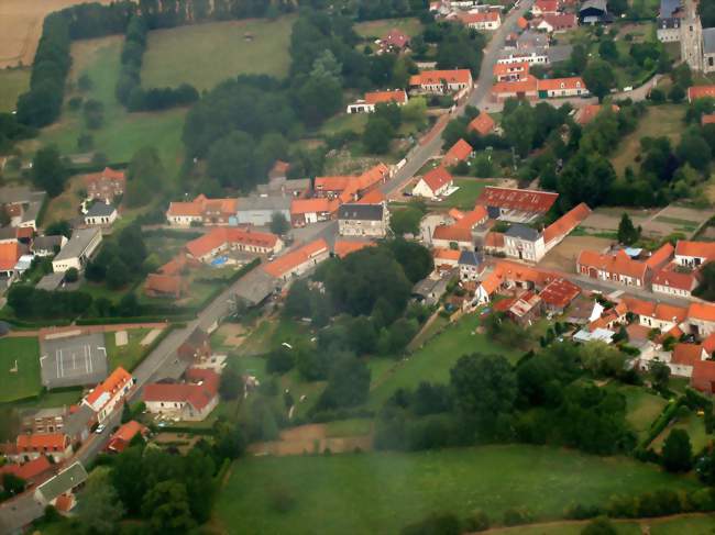 Vue aérienne d'Hermaville - Hermaville (62690) - Pas-de-Calais