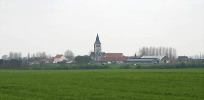 Vue générale du village - Hestrus (62550) - Pas-de-Calais
