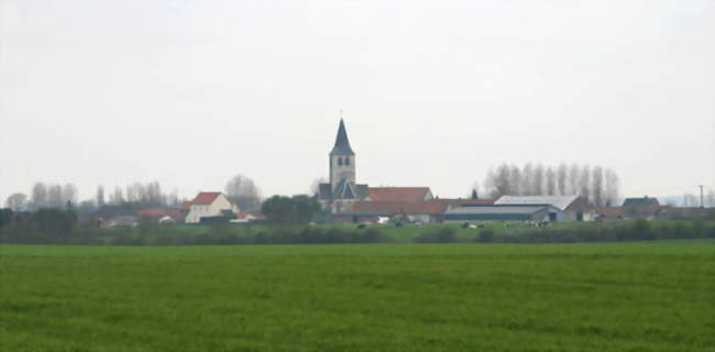 Vue générale du village - Hestrus (62550) - Pas-de-Calais