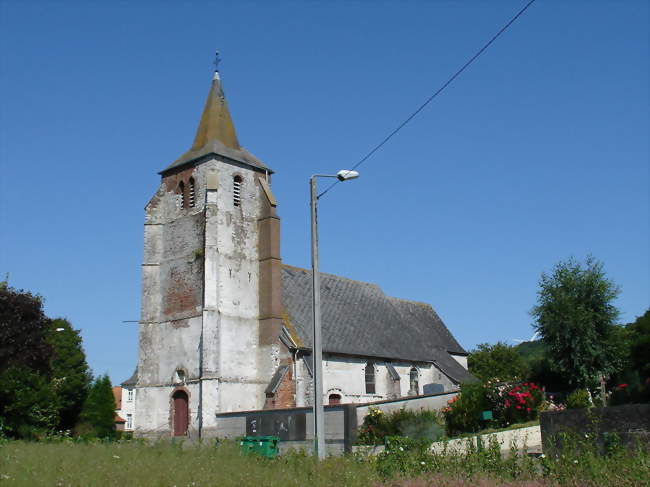 L'église Saint-Martin - Hézecques (62310) - Pas-de-Calais