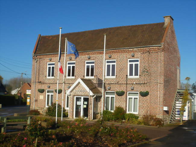 La mairie - Hinges (62232) - Pas-de-Calais