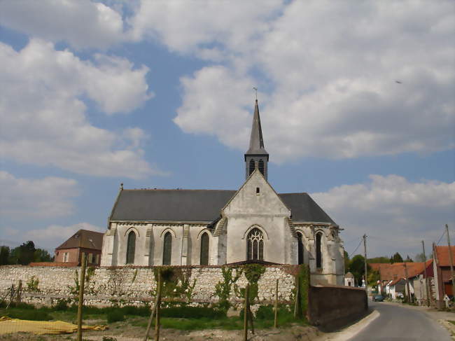 L'église Saint-Nicolas, monument historique - Maintenay (62870) - Pas-de-Calais