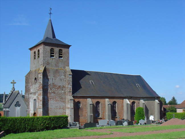 L'église Sainte-Croix - Marconnelle (62140) - Pas-de-Calais