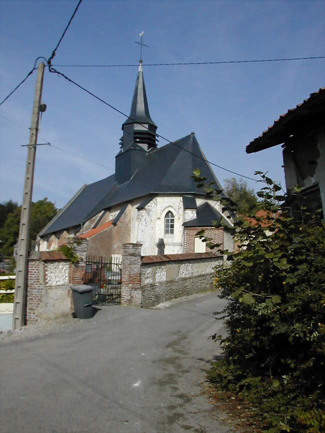 L'église Saint-Aubin - Marenla (62990) - Pas-de-Calais
