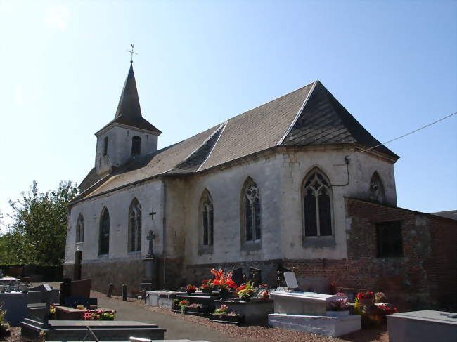 L'église Notre-Dame-de-la-Visitation - Mencas (62310) - Pas-de-Calais