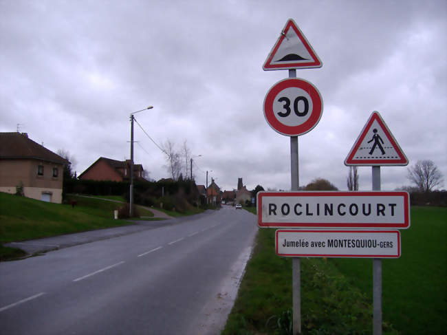 L'entrée dans la commune - Roclincourt (62223) - Pas-de-Calais