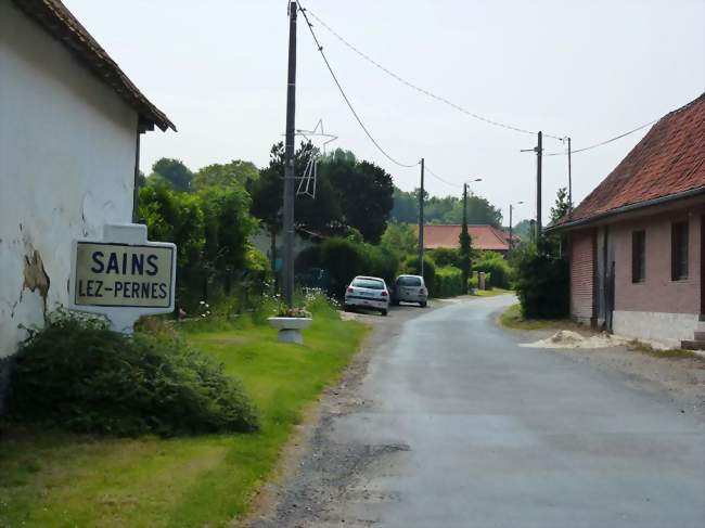 Entrée de la commune - Sains-lès-Pernes (62550) - Pas-de-Calais