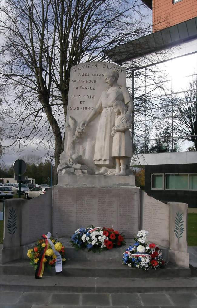 Le monument aux morts - Saint-Laurent-Blangy (62223) - Pas-de-Calais