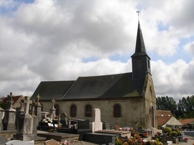 L'église Saint-Étienne - Tubersent (62630) - Pas-de-Calais
