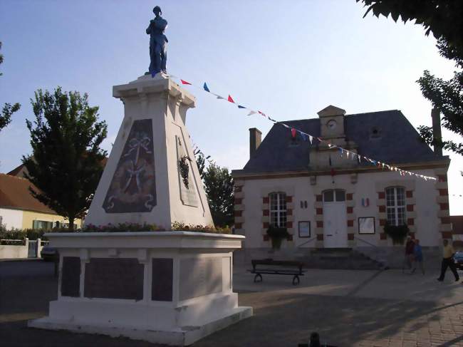 La place de la mairie - Wissant (62179) - Pas-de-Calais