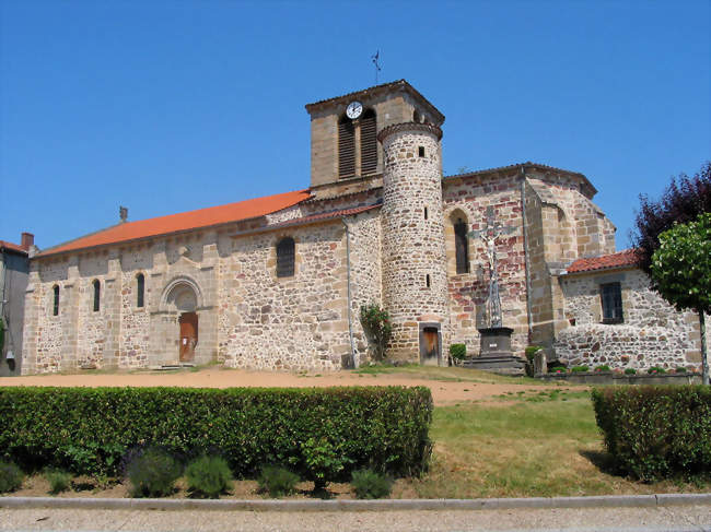 L'église paroisiale (architecture romane) - Brousse (63490) - Puy-de-Dôme