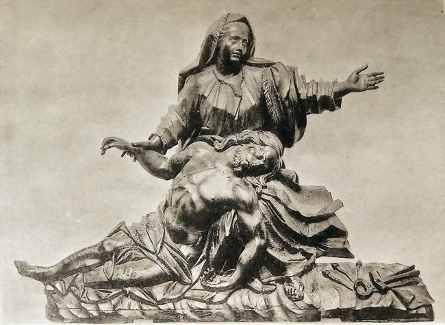 Statue de Notre-Dame de Pitié(dans l'église Notre-Dame) - Manzat (63410) - Puy-de-Dôme