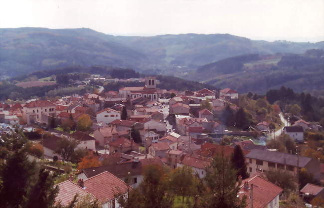 Vue de Saint-Rémy-sur-Durolle (photo prise du calvaire) - Saint-Rémy-sur-Durolle (63550) - Puy-de-Dôme