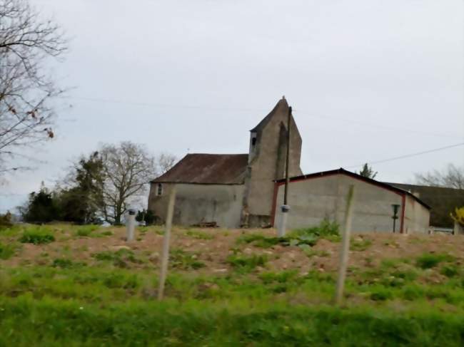 L'église Saint-Laurent - Auga (64450) - Pyrénées-Atlantiques
