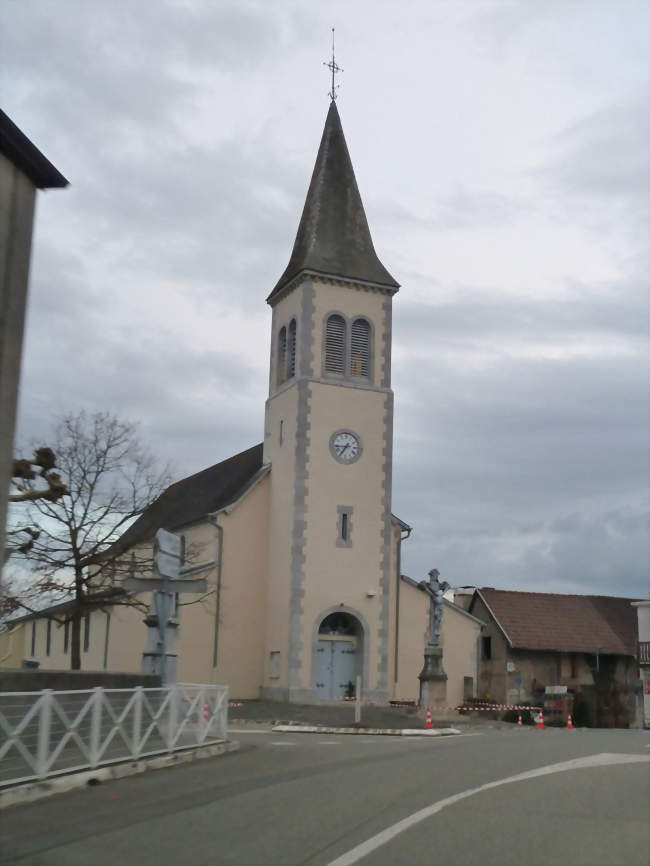 L'église de la Décollation-de-Saint-Jean-Baptiste - Cescau (64170) - Pyrénées-Atlantiques