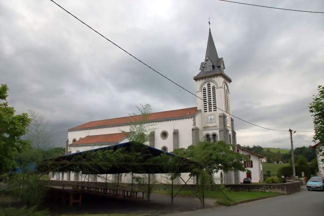 L'église Saint-François-Xavier - Jaxu (64220) - Pyrénées-Atlantiques