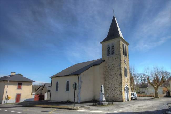 L'église Saint-Sébastien à Labatmale - Labatmale (64530) - Pyrénées-Atlantiques