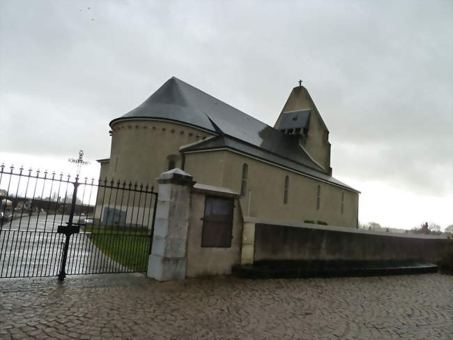 L'église de l'Assomption-de-la-Bienheureuse-Vierge-Marie - Lespourcy (64160) - Pyrénées-Atlantiques