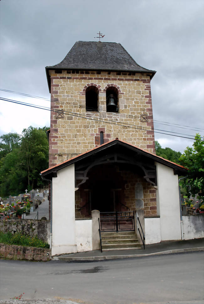 L'église Saint-Vincent-de-Dax - Mendive (64220) - Pyrénées-Atlantiques