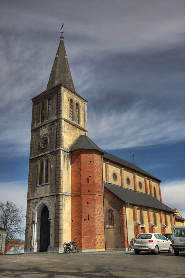 L'église Saint Laurent - Ponson-Dessus (64460) - Pyrénées-Atlantiques