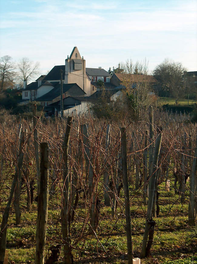 Église de Saint-Faust de bas et propriété viticole - Saint-Faust (64110) - Pyrénées-Atlantiques