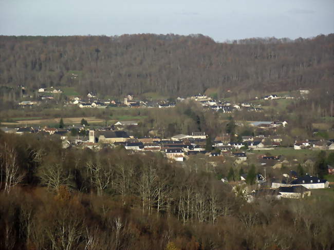 Le village vu depuis Averan - Bénac (65380) - Hautes-Pyrénées
