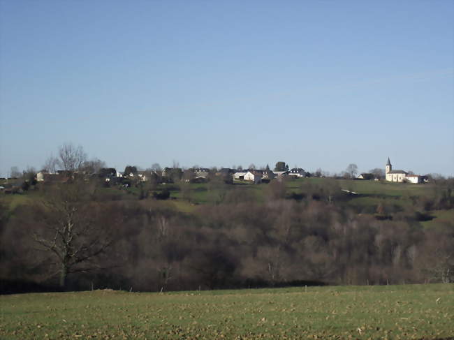 Le village vu d'Artiguemy - Chelle-Spou (65130) - Hautes-Pyrénées
