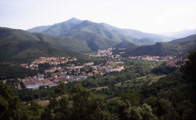 Vue générale d'Amélie-les-Bains - Amélie-les-Bains-Palalda (66110) - Pyrénées-Orientales