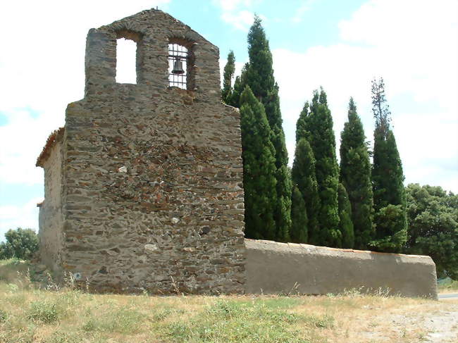 Clocher de la chapelle de Fontcouverte - Caixas (66300) - Pyrénées-Orientales