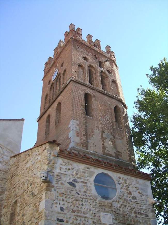 Clocher de l'église Saint-Vincent - Claira (66530) - Pyrénées-Orientales