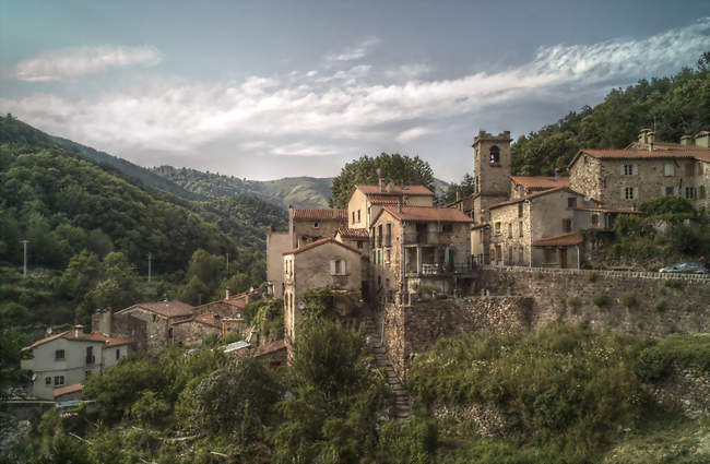 Vue du village - Lamanère (66230) - Pyrénées-Orientales