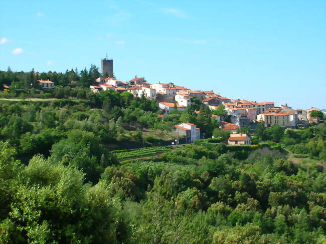 Vue générale du village - Prats-de-Sournia (66730) - Pyrénées-Orientales