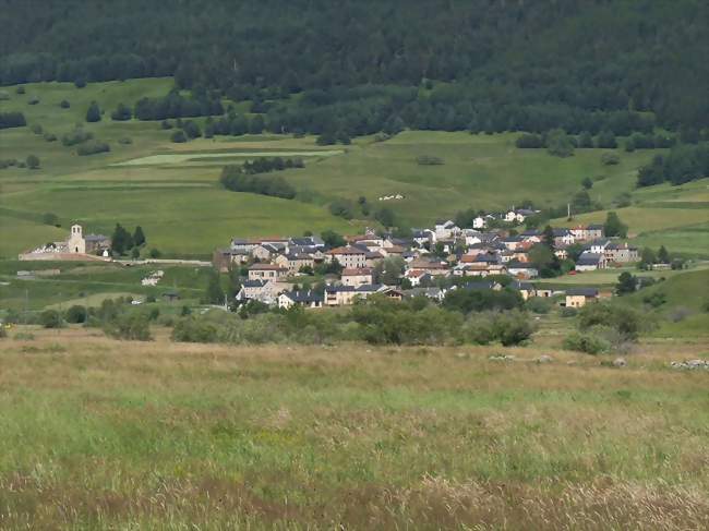 Vue de Réal depuis la route de Formiguères - Réal (66210) - Pyrénées-Orientales