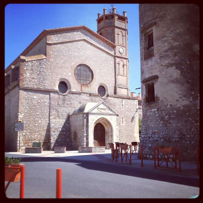 Le clocher de Saint-Hippolyte - Saint-Hippolyte (66510) - Pyrénées-Orientales