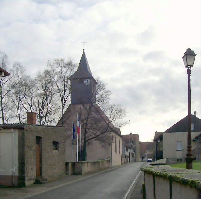 L'église, construite entre 1723 et 1724 - Altwiller (67260) - Bas-Rhin