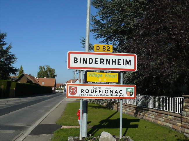 Entrée du village de Bindernheim - Bindernheim (67600) - Bas-Rhin
