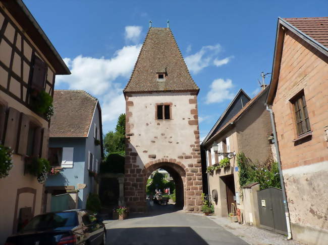 La tour arrière ou Aftertor (nord de la ville), année 1340 - Brsch (67530) - Bas-Rhin