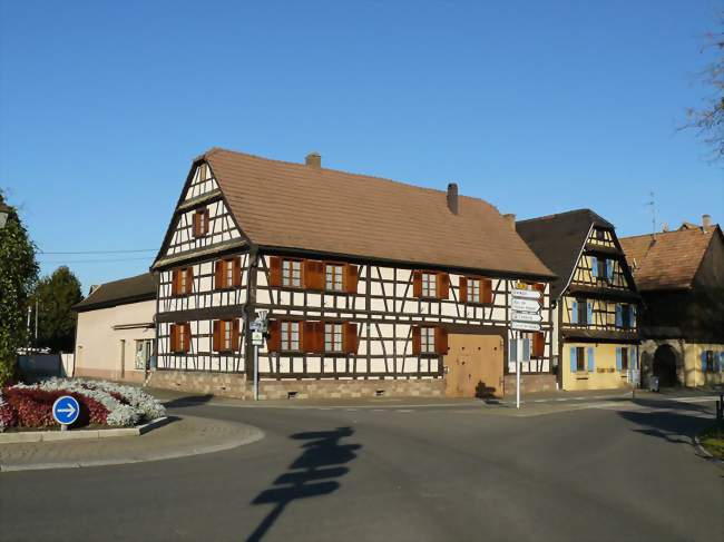 Maison à colombages au centre du village - Boofzheim (67860) - Bas-Rhin