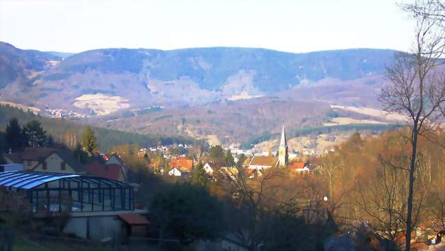 Vue sur Breitenau - Breitenau (67220) - Bas-Rhin