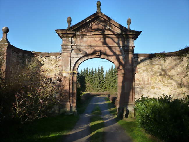 Entrée de l'abbaye de Neubourg - Dauendorf (67350) - Bas-Rhin