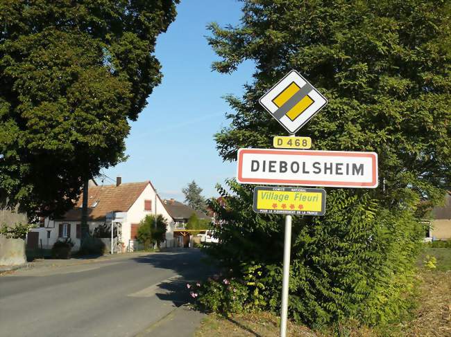 Entrée du village de Diebolsheim - Diebolsheim (67230) - Bas-Rhin