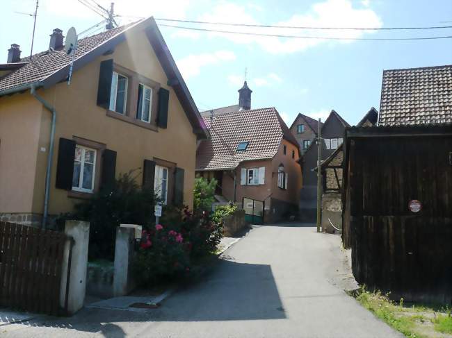 La rue de l'église à Dieffenthal - Dieffenthal (67650) - Bas-Rhin