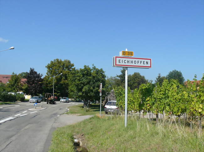 Entrée du village d'Eichhoffen - Eichhoffen (67140) - Bas-Rhin