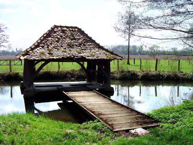 Vue du lavoir de Gunstett - Gunstett (67360) - Bas-Rhin