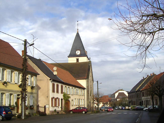 La rue de Fénétrange - Harskirchen (67260) - Bas-Rhin