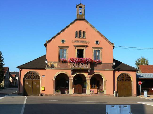 La maison commune du village (mairie) - Hessenheim (67390) - Bas-Rhin