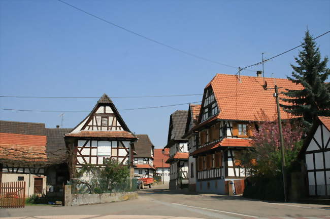 Vue du village - Hunspach (67250) - Bas-Rhin