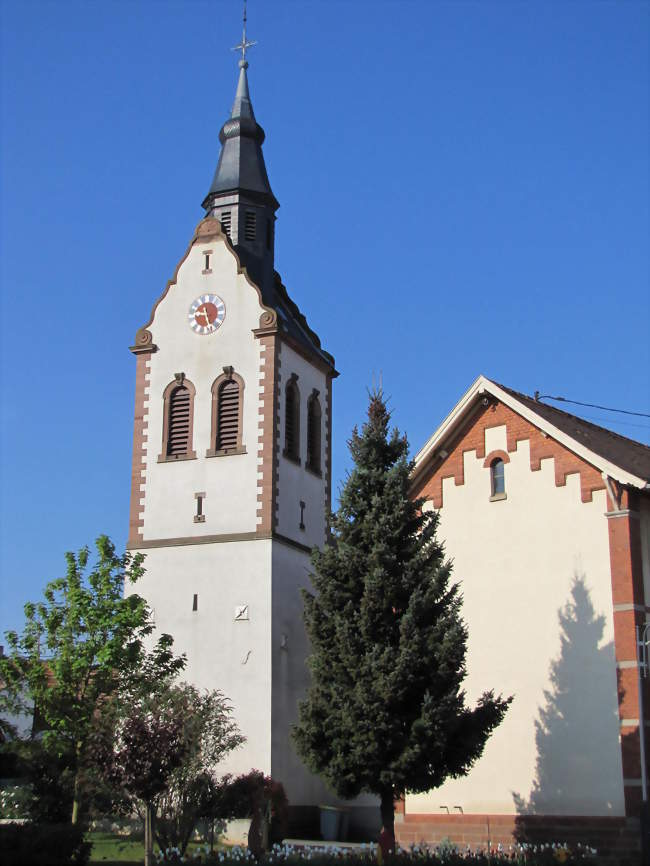 L'église protestante - Ittenheim (67117) - Bas-Rhin